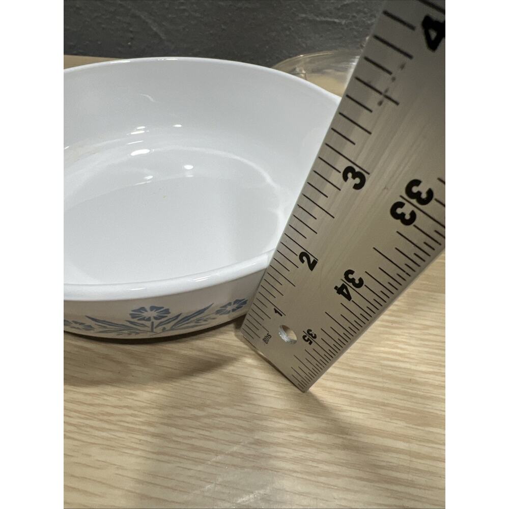 RARE Vintage Corning Ware Blue Cornflower 6 1/2 in. P-83-B with Lid P83-C - Picture 10 of 10